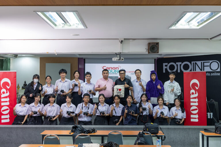 Canon x Fotoinfo​ Young​ Photographer to School 2025 โรงเรียนเตรียมอุดมศึกษา