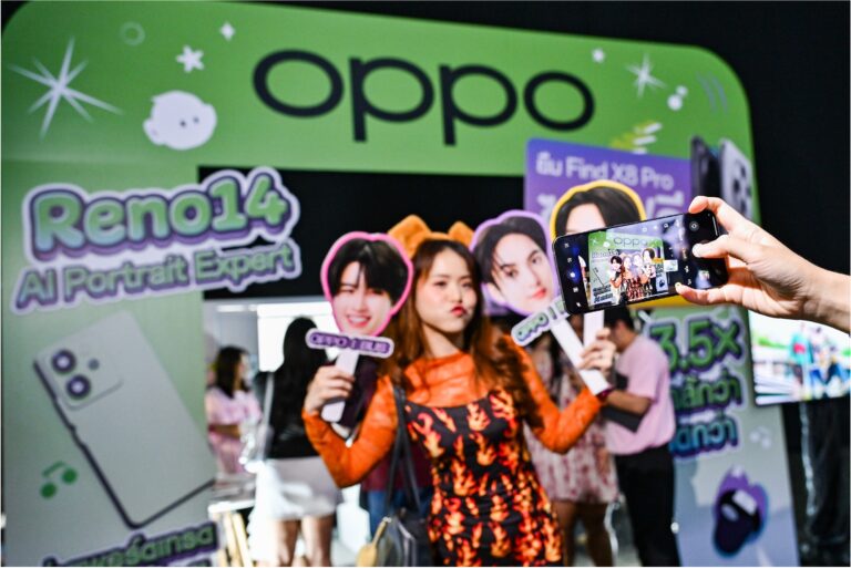 OPPO ยกทัพกิจกรรมเติมเต็มความสนุกให้ชาว  NOW FEST 2025 บันทึกทุกโมเมนต์ด้วย OPPO Reno14 Series 5G!