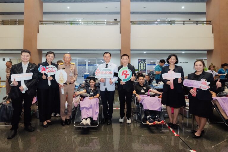 PTG – ศิริราช จัดหน่วยรับบริจาคเลือดเคลื่อนที่ เจาะกลุ่มกองทัพเรือ
