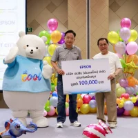 เอปสัน (ประเทศไทย) สนับสนุนโครงการการ์ดนี้เพื่อน้อง ปีที่ 21 ของมูลนิธิสร้างเสริมไทย ด้วยงบ 100,000 บาท จัดกิจกรรมศิลปะให้เด็กและเยาวชน 130 คน