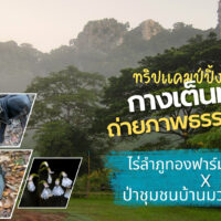 แคมป์ปิ้งกางเต็นท์และถ่ายภาพธรมชาติที่ป่าชุมชนบ้านมวกเหล็กในและไร่ลำภูทอง ฟาร์ม&แคมป์